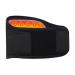 Self -heated waist support belt magnetic therapy back support for men women pain relief double compression lumbar support belt back support belt (color: black size: l/la l/large black black