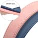 Didog Soft Padded Leather Dog Collar with Custom Engraved Name Tag - Pink Set for Small & Medium Dogs (S: 25-30 cm) - Buy Online on GoSupps.com