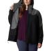 Columbia Women's Evolution Valley II Jacket - Cirrus Grey/Tradewinds Grey - Size 3X - Black/Charcoal Heather - Buy Online on GoSupps.com