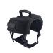 POP DUCK Dog Saddle Bag Adjustable Dog Hiking Backpack Harness Travel Camping Hiking for Meduim Large Dogs Black Medium Medium Black