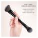 Double-Headed Bevel Dome Contour Makeup Brush - YHDDS Foundation Brush for Liquid Powder & Concealer | Black - Buy Online on GoSupps.com