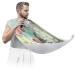 Lovely Cat Butterfly Beard Bib Apron Beard Bib Hair Catcher for Men Shaving and Trimming Non-Stick Waterproof Beard Cape Grooming Cloth with 2 Suction Cups Gifts for Men