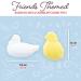 Friends TV Show Chick and Duck Bath Fizzers - 2 Tropical Bath Bombs | Officially Licensed Merchandise for Relaxing Soaks - Buy Online on GoSupps.com