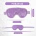 NEWGO Cooling Eye Mask - Reusable Hot/Cold Gel Therapy for Puffy Eyes, Migraine, Dark Circles, Dry Eyes, Sinus Pain - Purple - Buy Online on GoSupps.com