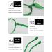 Koosufa Round Reading Glasses with Blue Light Filter for Men & Women - TR90 Retro Full-Rim Anti-Fatigue Visual Aid in Transparent Green (Strengths 0.0 to 4.0) - Buy Online on GoSupps.com