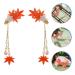 Autumn Leaf Hair Clips & Accessories | Elegant Chinese Tassel Headdress for Women - Buy Online on GoSupps.com