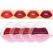 Kaynest 4 Colors Matte Lipstick Set  Matte Velvet Lipstick Lip Shape Lazy Lipstick  Long Lasting High Pigmented Non-stick Cup Lip Gloss  Waterproof Easy to Color Lipstick Lazy Lip Makeup(Set-F)