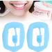 Silicone Cheek Retractors - 2 Piece Whitening Mouth Opener for Oral Inspection - Reusable & Portable Pink & Blue - Buy Online on GoSupps.com