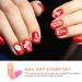Beaupretty Nail Stamp Set - Transparent Nail Art Stamping Kit with Double Head Stamper & Scraper for DIY Manicure | International Shipping - Buy Online on GoSupps.com