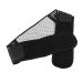 Lumbar Waist Support Men Leather Belts Lumbar Brace Heated Lower Back Support Back Heated Support Pads Waist Heating Belt Ibs Protective Gear Man Breathable M Black