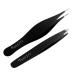 Tweezty Tweezer Set of Slanted Tweezers and Precision Tweezers - Stainless Steel Pointed Tweezers for Ingrown Hair  Eyebrow Plucking  and Blackhead and Splinter Removal