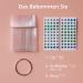 50 Pieces Transparent Nail Pattern Tips with Number Stickers - Stiletto Nail Display Ring for Nail Studios | Nail Accessories for Professionals - Buy Online on GoSupps.com