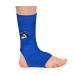 AQF MMA Ankle Support Brace Guard - Blue L | Achilles Tendon Pain Relief & Compression Sleeve for Muay Thai, Kick Boxing, Sprains - Elasticated & Breathable - Buy Online on GoSupps.com