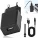 5V Chargeur Rasoir pour Philips OneBlade QP2824 QP2834 QP2734 QP2724 MG5920 MG7910 MG5910 X3001 S7887 Cordon de Chargeur avec 1m C ble de Charge USB