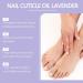 Lavender Nail Oil Natural Nail Serum Nail Care Vitamin E Enriched Conditioner with Lavender Essence Ideal for Travel Cuticle Care - Buy Online on GoSupps.com