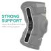 aismile Hinged Knee Brace with Side Stabilizers for Meniscus Tear & Arthritis Pain - X-Large Black - Buy Online on GoSupps.com