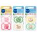 MAM Skin Soft Silicone Original & Air Pacifier Set for Girls | 6-Pack with 3 Sterilization Boxes | Perfect for Ages 16+ | Non-Pink Options Available - Buy Online on GoSupps.com