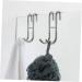 Zerodeko 10 Pcs S Hook Door Back Hanging Hooks Towel Hooks for Bathrooms Storage Hooks Stainless Steel Silver - Buy Online on GoSupps.com