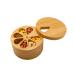 Medicine Organizer Wood Daily Weekly Travel Pill Organizer and Pill Holder Vitamin Medicine Pill Organizer Case Box Pill Box Day Improved Design with Double Capacity | (DoubleCapacity)