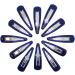 Topkids Accessories 12pc Snap Clips 5cm / 2" Snap Hair Clips Women Girls Kids Sectioning Slide Hair Grip Styling Fine Hair Thick Hair Bendies Sleepies School Uniform Colours Epoxy (Navy) - Buy Online on GoSupps.com