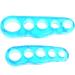 FSYEEL 3 Pairs Silicone Toe Separators for Toe Straightening and Pain Relief - Bunion Corrector and Hallux Valgus Straightener for Men and Women - Buy Online on GoSupps.com