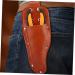 Minkissy 2pc Shear Set Leather Sheath Holder for Hairdressing & Garden Scissors - Durable Salon Pliers Storage Light Brown 23.2x8cm - Buy Online on GoSupps.com