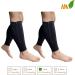 Buy Shin Footless 20-30 mmHg Zipper Compression Calf Sleeves - 2 Pairs Black Combo 5X-Large | International Shipping Available - Buy Online on GoSupps.com