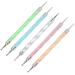 Dotting Pen Nail Art Dotting Tools Nail Art Sculpture Pen Dual Tip Nail Art Drawing Dotting Pen For Nail Design Marble Tool 5 pieces