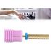 Pedicure Nail Drill Bit High Strength Gold Barrel Flat Top Tungsten Steel Nail Drill Bit Fast Grinding for Gel Nails (129#-M) - Buy Online on GoSupps.com