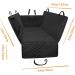 Luxury Quilted Dog Car Seat Cover Waterproof & Nonslip Large Size (57''Wx60''L) Black - Buy Online on GoSupps.com