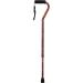PCP Mobility & Homecare Adjustable Cane Aluminum Offset Handle with Wirst Strap Paisley Pattern - Buy Online on GoSupps.com