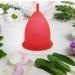 Avaloona Menstrual Cup - Small Red | Made in Germany | Hygienic Sustainable Vegan | Fairtrade Organic Cotton Bag - Shop Internationally! - Buy Online on GoSupps.com