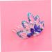 Ipetboom 1pc Wedding Hair Comb Wedding Headpiece Colorful Hair Comb Blue Hair Comb Tiara Hair Accessories for Kids Princess Hair Comb Bridal Hair Comb Wedding Insert Comb Rhinestones Miss - Buy Online on GoSupps.com
