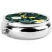 Hawaiian Printed Mini Round Pill Box | 3 Compartment Travel Organizer | Portable Pill Case for Home & Office Use - Buy Online on GoSupps.com