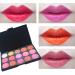Phantomsky 15 Colors Cream Lip Gloss Makeup Palette - Durable Natural Contouring Kit & Blush Pallet for Flawless Makeup | International Shipping Available - Buy Online on GoSupps.com