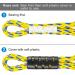 SELEWARE Heavy Duty Boat Tow Harness with Stainless Steel Quick Connector - Yellow - Buy Online on GoSupps.com