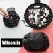 Portable Waterproof Cultural Bags - Oxford Cloth Cosmetic Storage for Men & Women | Black Makeup Organizer - Buy Online on GoSupps.com