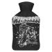 Motocross Hot Water Bottle With Cover Plush Bed Bottle Hand Warmer For Adults And Children 26.5X15.3cm