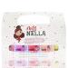 Miss Nella SUMMER SPARKLE - Pack of 5 children's nail polish with peel-off formula water-based non-toxic - nail polish for children