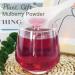 100% Natural Pure Mulberry Powder 100/3.52oz pour la cuisson jus de fruits smoothies yaourts et boissons th s | sans conservateur sans remplissage sans additifs - Buy Online on GoSupps.com