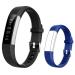 BIGGERFIVE Kids Fitness Tracker Watch for Girls Boys, Waterproof Slim Activity Tracker with Pedometer, Calorie Counter, Sleep Monitor, Silent Alarm Clock Black/Blue
