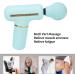 Mini Massage Gun - Portable 4-Speed Muscle Percussion Massager for Deep Relaxation | Ideal for Athletes (Blue) - Buy Online on GoSupps.com