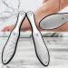 SQAQS Stainless Steel Full Body Foot File Soft Silicone Handle Double Side Pedicure Premium Foot File Dead Hard Cracked Skin Calluses Remover Portable Foot Care Tool - Buy Online on GoSupps.com