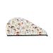 Mushrooms and Butterflies Microfiber Hair Towel Soft Super Absorbent Hair Towel Wrap for Women Coral Velvet Quick Dry Hair Cap for Long Curly and Thick Hair
