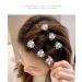 4PCS Crystal Stone Braided Hair Clips - Sparkling Duckbill Clip for Women/Girls with 3 Small Clips | Four-Leaf Clover Hairpin | B-Mixed - Buy Online on GoSupps.com