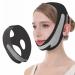 Graphene V-Line Mask Chin Strap for Sleeping Chin Strap for Women Jaw Exerciser M Black