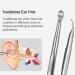 Stainless Steel Ear Wax Pickers - Earpick Wax Remover Curette Tool for Ear Care - Buy Online on GoSupps.com