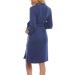 OCCIENTEC Women's Maternity Nursing Robe & Hospital Gown - Navy XL - Buy Online on GoSupps.com