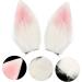 minkissy 1 Pair Bunny Ear Hair Clip Bunny Ears Hairpin Bunny Accessories for Women Rabbit Ear Prop Costume Accessory Barrettes for Girls Rabbit Cosplay Prop Accessory Dress Prom Plush Miss - Buy Online on GoSupps.com