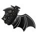 Beavorty Bat Hair Claw Clips Halloween Bat Hair Clamp Acetic Acid Strong Hold Non-slip Hair Barrette Gothic Horror Bat Headwear Hair Styling Accessories Black
